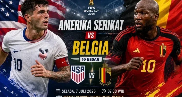 Pertandingan Dramatis di Piala Dunia 2026: Belgia Mengalahkan Amerika Serikat dengan Skor 4-1