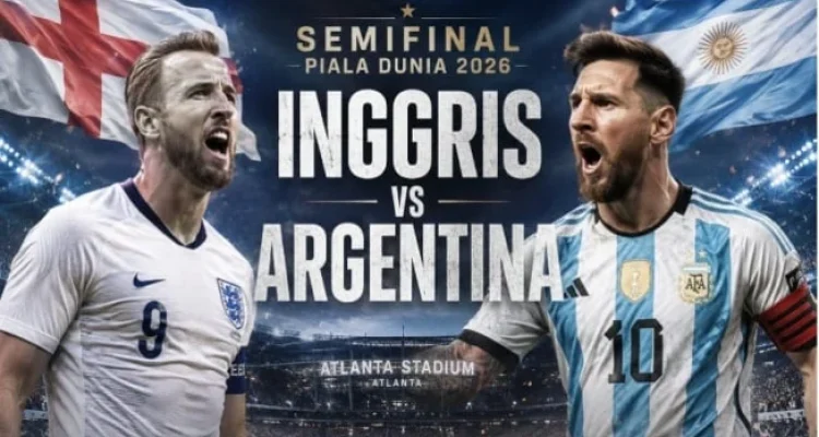 Pertandingan Sepak Bola Dunia 2026: Argentina vs Inggris