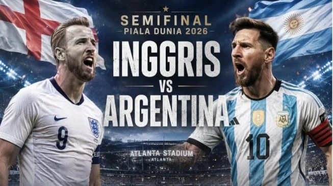 Pertandingan Sepak Bola Dunia 2026: Argentina vs Inggris