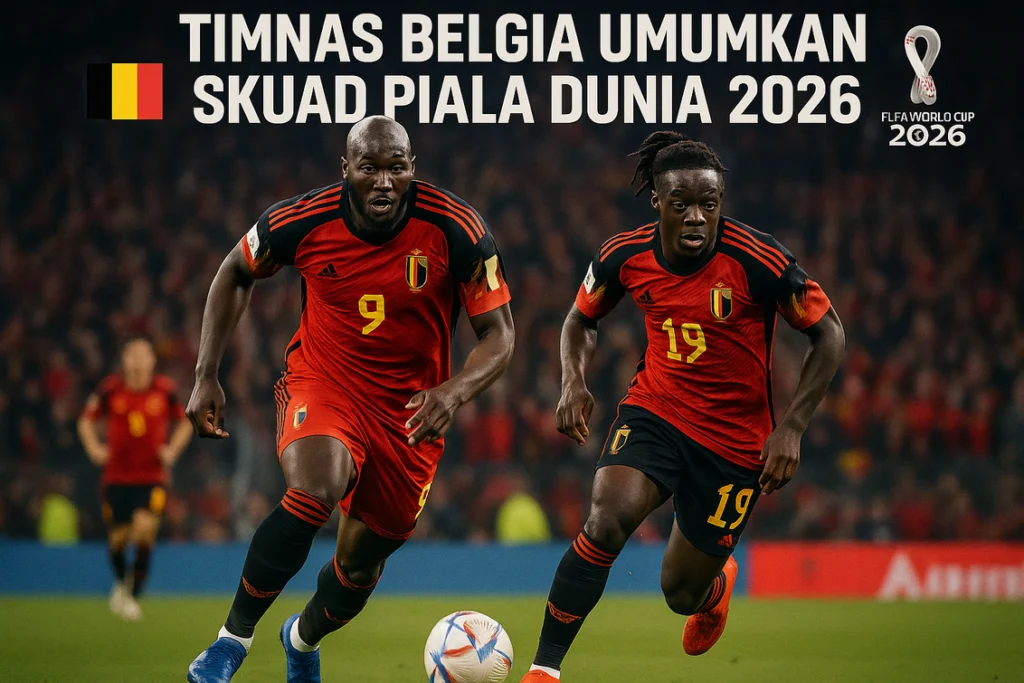 Piala Dunia 2026: Belgia Siap Tantang Spanyol, Argentina Hadapi Mesir