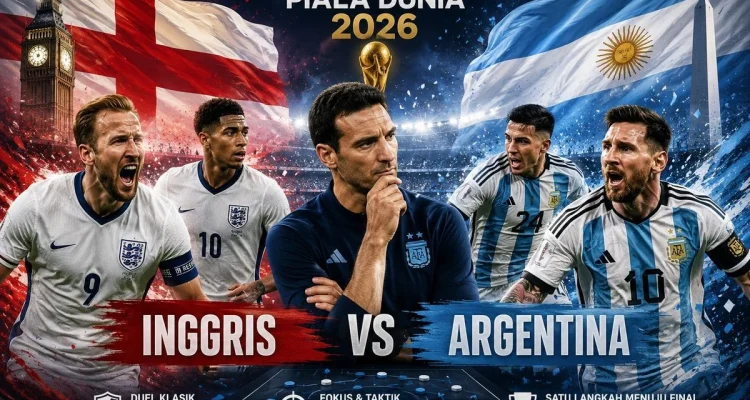 Piala Dunia 2026: Inggris dan Argentina Siap Bentrok di Semifinal