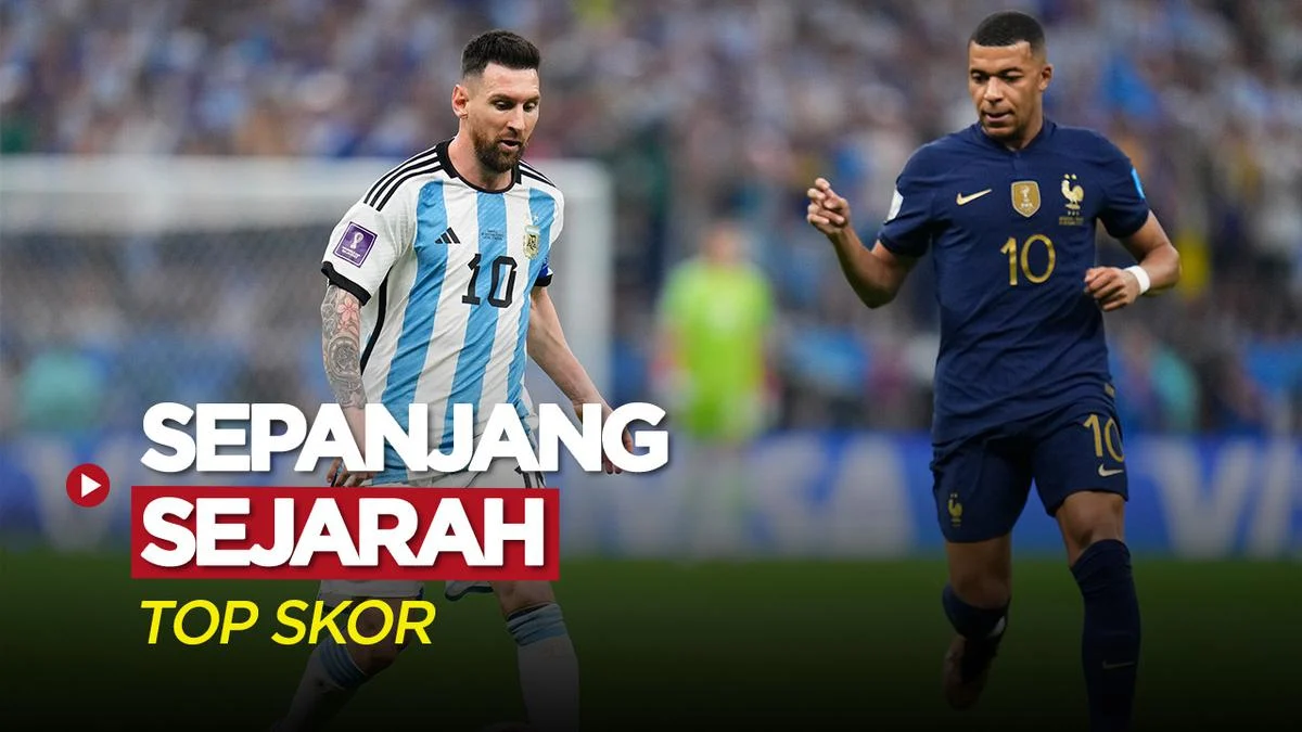 Piala Dunia 2026: Mbappe dan Messi Pimpin Daftar Pencetak Gol Terbanyak