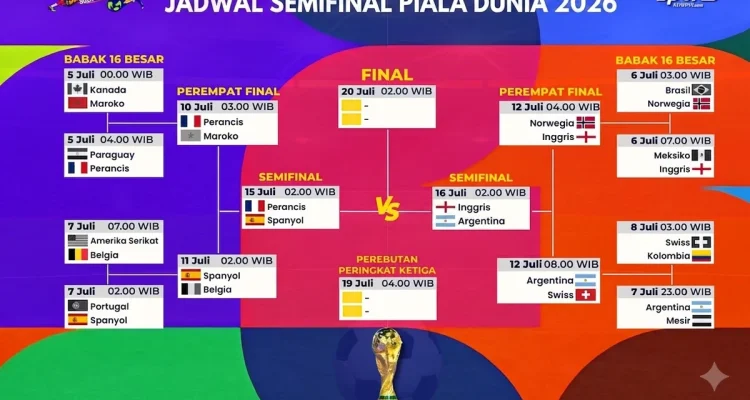 Piala Dunia 2026: Spanyol vs Argentina, Jadwal dan Cara Nonton di Indonesia