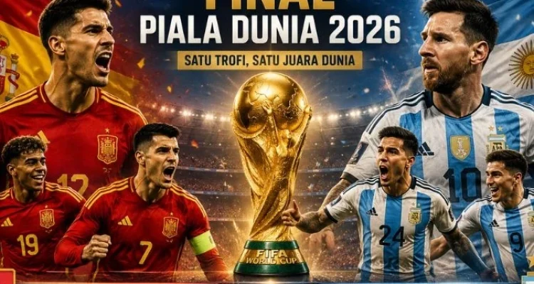 Piala Dunia 2026: Spanyol vs Argentina, Perebutan Gelar Juara Dunia