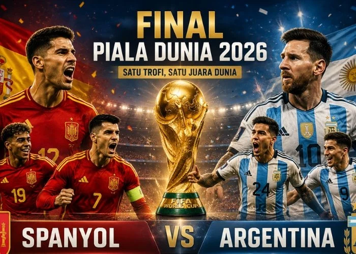 Piala Dunia 2026: Spanyol vs Argentina, Perebutan Gelar Juara Dunia