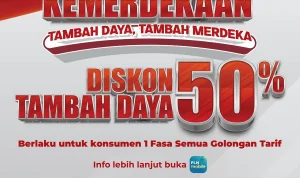PLN Hadirkan Diskon Tambah Daya Listrik 50% untuk Masyarakat