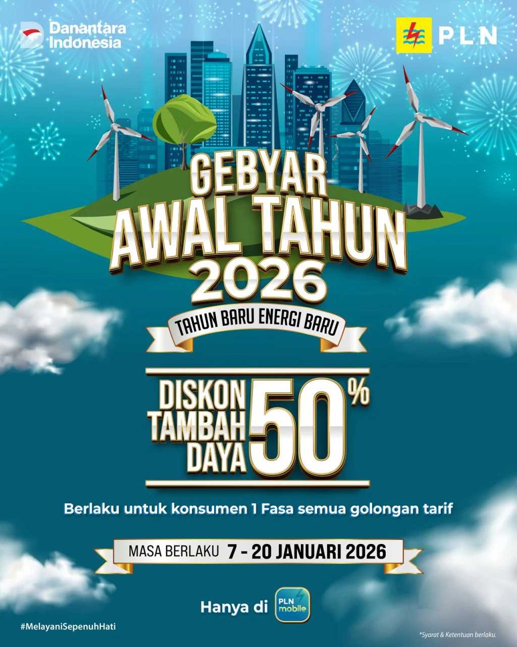 PLN Hadirkan Promo Tambah Daya Diskon 50 Persen untuk Masyarakat