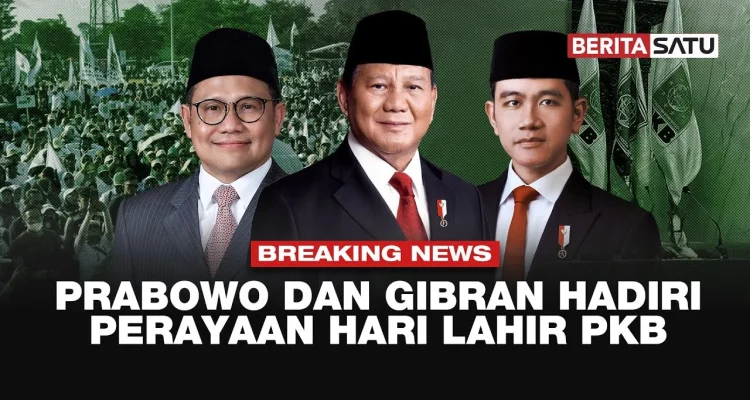Prabowo dan Gibran Hadiri Perayaan Hari Lahir PKB ke-28