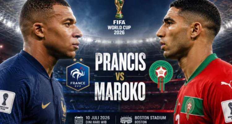 Prancis Kalahkan Maroko 2-0 di Perempat Final Piala Dunia 2026