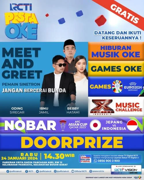 RCTI Hadirkan Berbagai Acara Menarik, Dari Sinetron hingga Konser Musik