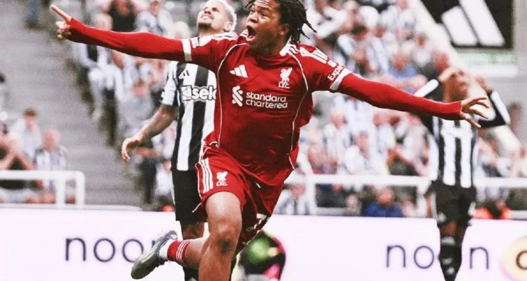 Rio Ngumoha Pahlawan Liverpool, The Reds Taklukkan Wrexham 1-0