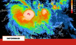 Siklon Tropis Maysak Mengancam, 17 Provinsi Dilanda Hujan Lebat dan Gelombang Tinggi