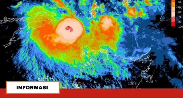 Siklon Tropis Maysak Mengancam, 17 Provinsi Dilanda Hujan Lebat dan Gelombang Tinggi