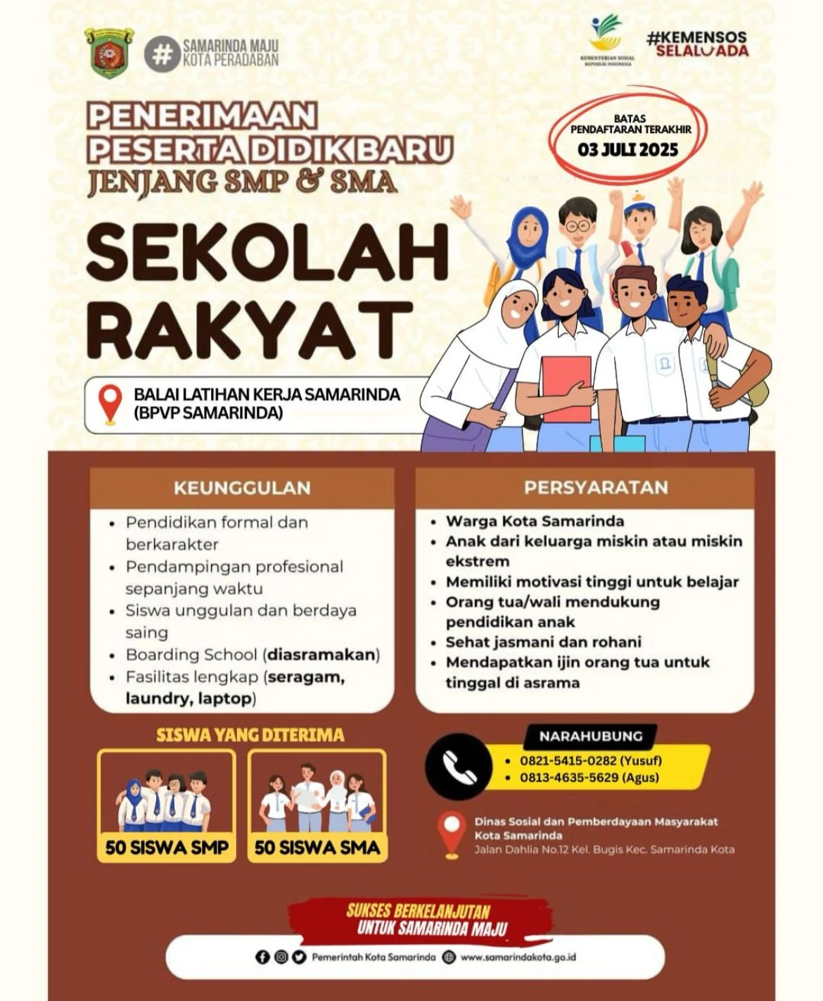 Simak Informasi Terbaru Seputar Sekolah Rakyat dan Bantuan Sosial 2026
