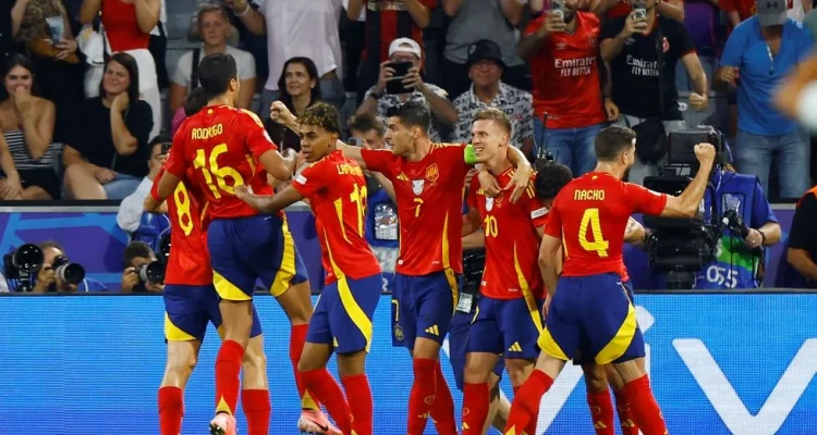 Spain Pergoki Kesalahan Lammens untuk Menang 2-1 dan Hadapi Prancis di Semifinal