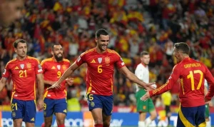 Spanyol Tundukkan Belgia 2-1 di Piala Dunia 2026, Mikel Merino Jadi Pahlawan