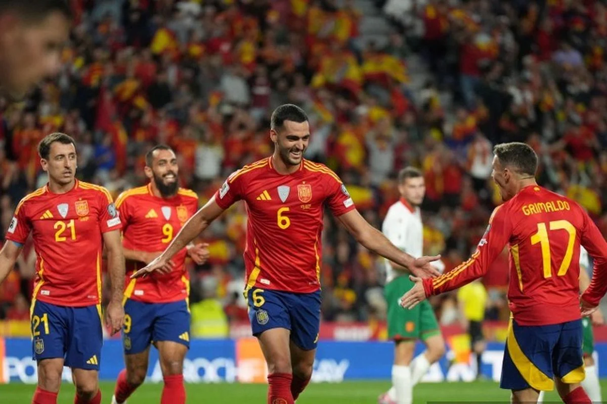 Spanyol Tundukkan Belgia 2-1 di Piala Dunia 2026, Mikel Merino Jadi Pahlawan