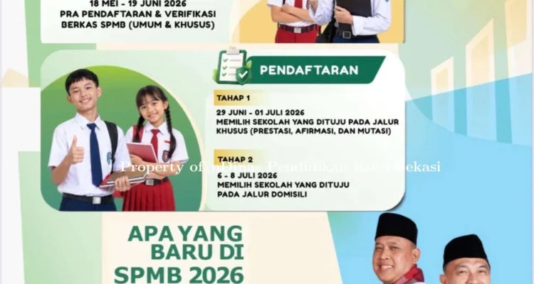 SPMB Kota Bekasi 2026: Pendaftaran dan Seleksi Lancar Berkat Aplikasi Bebunge