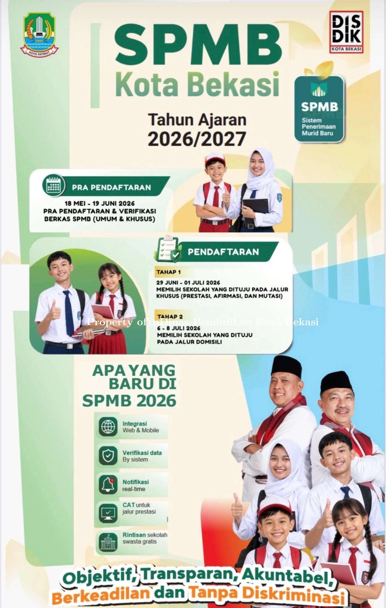 SPMB Kota Bekasi 2026: Pendaftaran dan Seleksi Lancar Berkat Aplikasi Bebunge