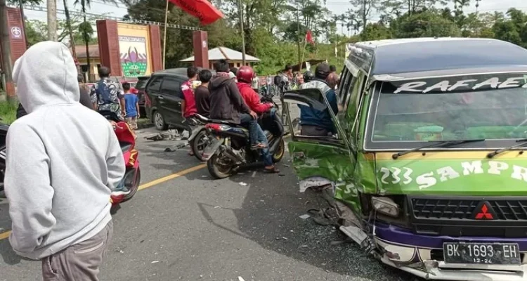 Tabrakan Beruntun di Sibolangit: 2 Orang Tewas, Banyak Korban Luka