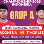 Timnas Indonesia Siap Menghadapi Timor Leste di Piala AFF 2026