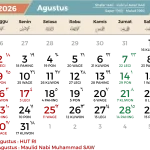 Agustus 2026: Bulan Penuh Acara dan Liburan