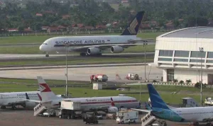Airbus A380, Pesawat Terbesar di Dunia, Mendarat Perdana di Bandara Soekarno-Hatta