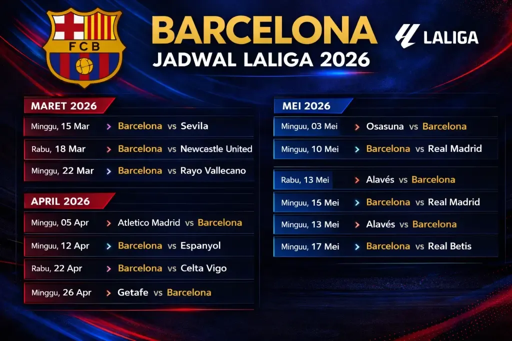 Barcelona Siap Menghadapi Musim Baru LaLiga 2026-27: Jadwal, Transfer, dan Persiapan
