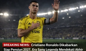 Cristiano Ronaldo Umumkan Pensiun: 'Ini Mungkin Tahun Terakhirku di Sepakbola'