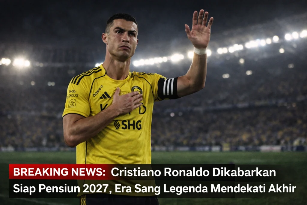 Cristiano Ronaldo Umumkan Pensiun: 'Ini Mungkin Tahun Terakhirku di Sepakbola'