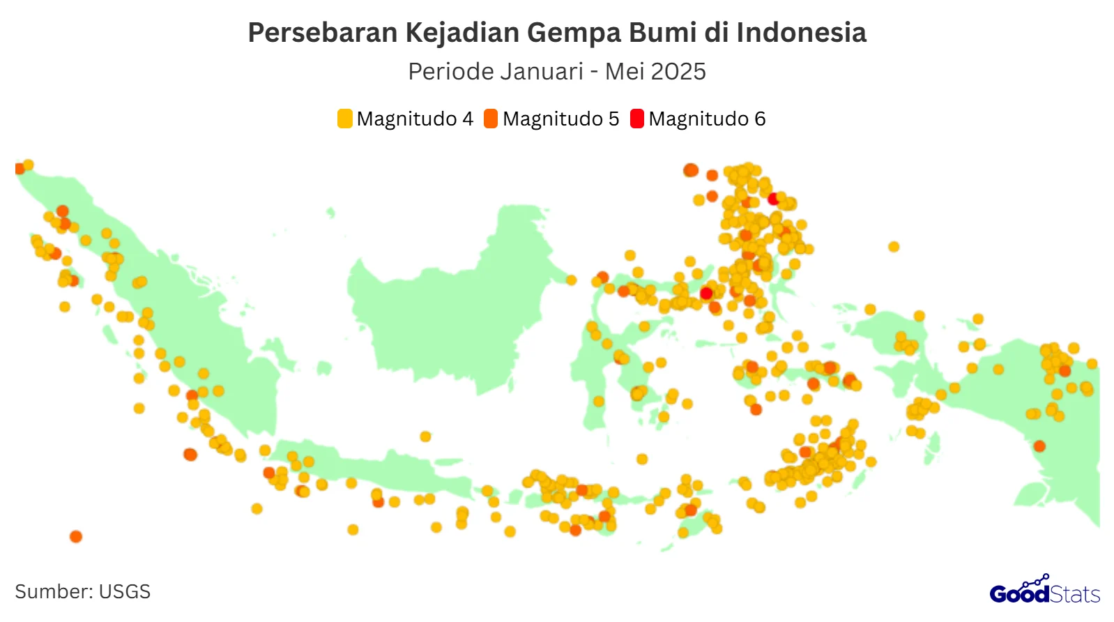 Gempa Bumi 7,7 Magnitudo di Indonesia, Setidaknya 20 Orang Tewas