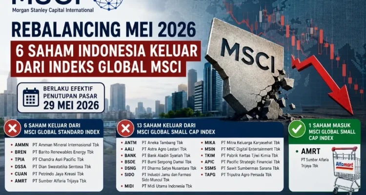Gempa dan Rebalancing MSCI, Dua Fenomena yang Mengguncang Saham Indonesia