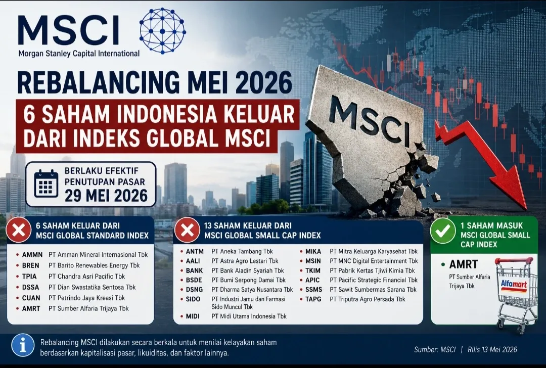 Gempa dan Rebalancing MSCI, Dua Fenomena yang Mengguncang Saham Indonesia
