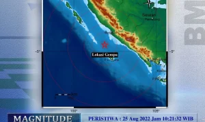 Gempa M 5,1 Guncang Bengkulu, BMKG: Tidak Berpotensi Tsunami
