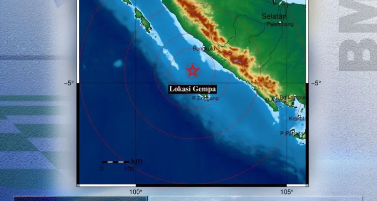 Gempa M 5,1 Guncang Bengkulu, BMKG: Tidak Berpotensi Tsunami