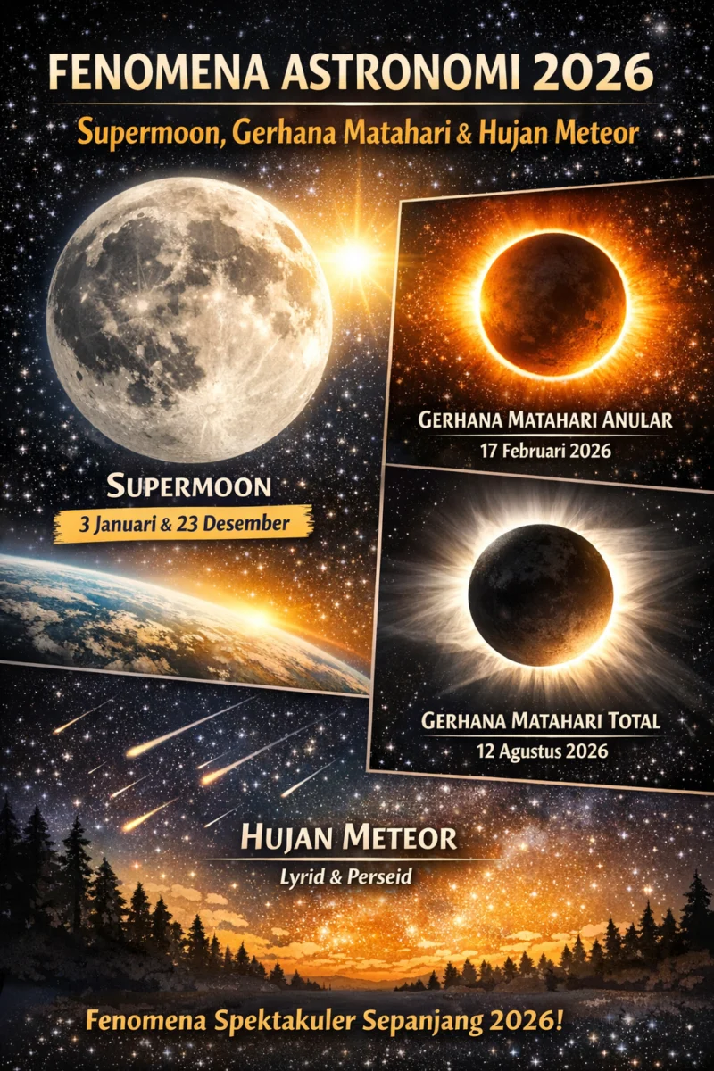 Hujan Meteor Perseid dan Gerhana Matahari: Fenomena Langit yang Mengagumkan