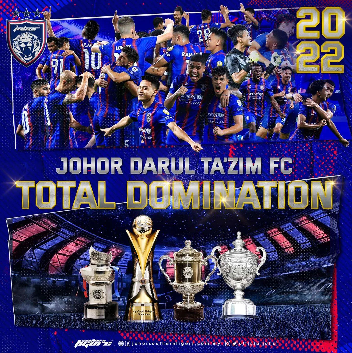 Johor Darul Ta'zim FC Raih Berbagai Penghargaan di M-League Awards