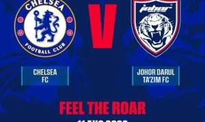 Johor Darul Ta'zim Tahan Chelsea Imbang 3-3 di Malaysia