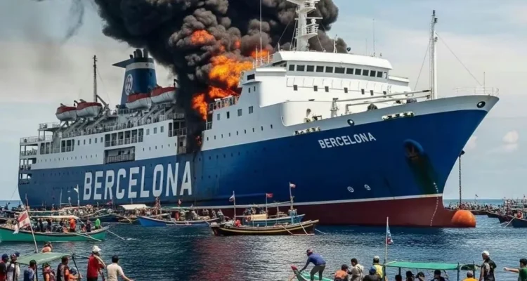 Kapal Terbakar di Perairan Indonesia, 5 Orang Meninggal dan Banyak Tertunda