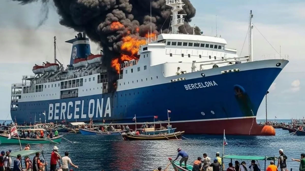 Kapal Terbakar di Perairan Indonesia, 5 Orang Meninggal dan Banyak Tertunda