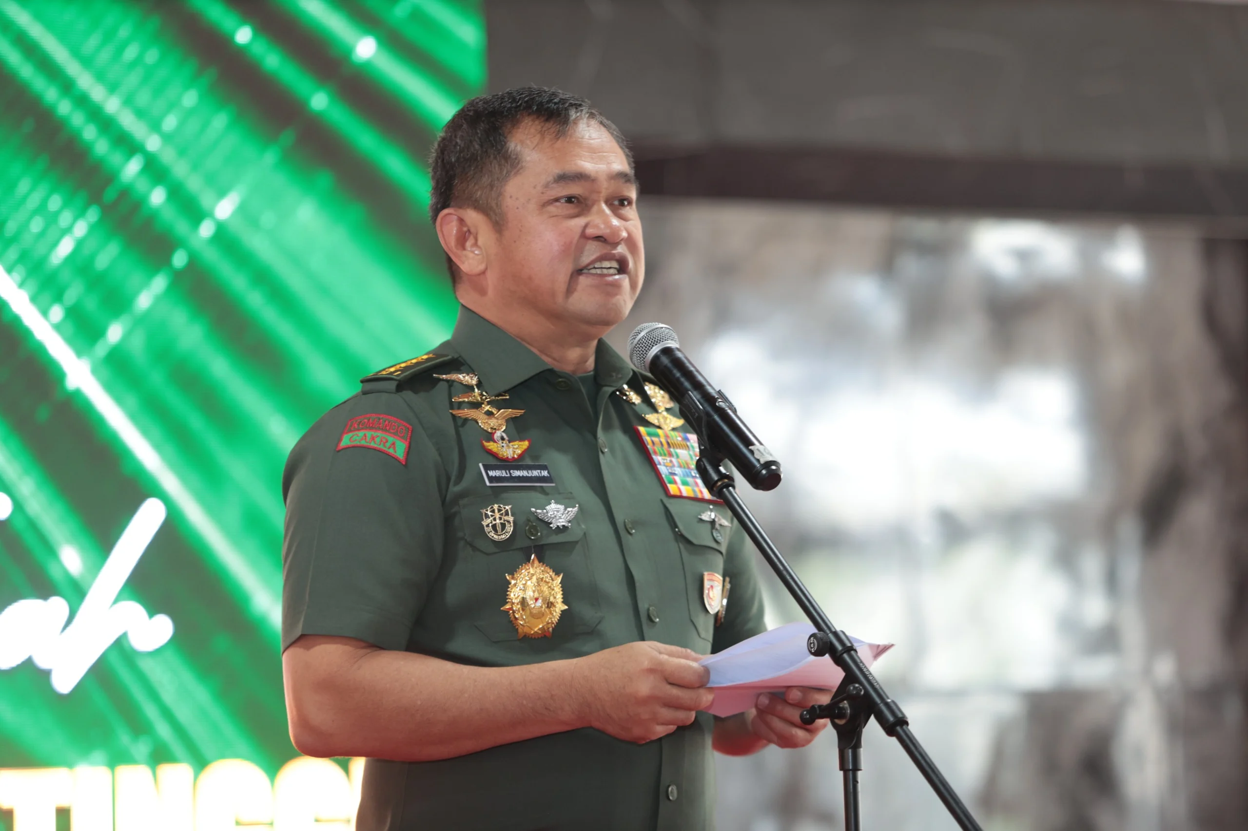 KSAD Maruli Simanjuntak: TNI AD Harus Terus Berbenah dan Profesional