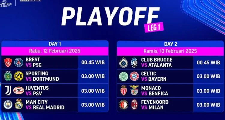 Liga Champions: Siaran Langsung dan Jadwal Pertandingan