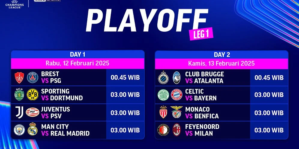 Liga Champions: Siaran Langsung dan Jadwal Pertandingan