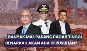 Mall Pasang Pagar Tinggi, Benarkah Akan Terjadi Kerusuhan?