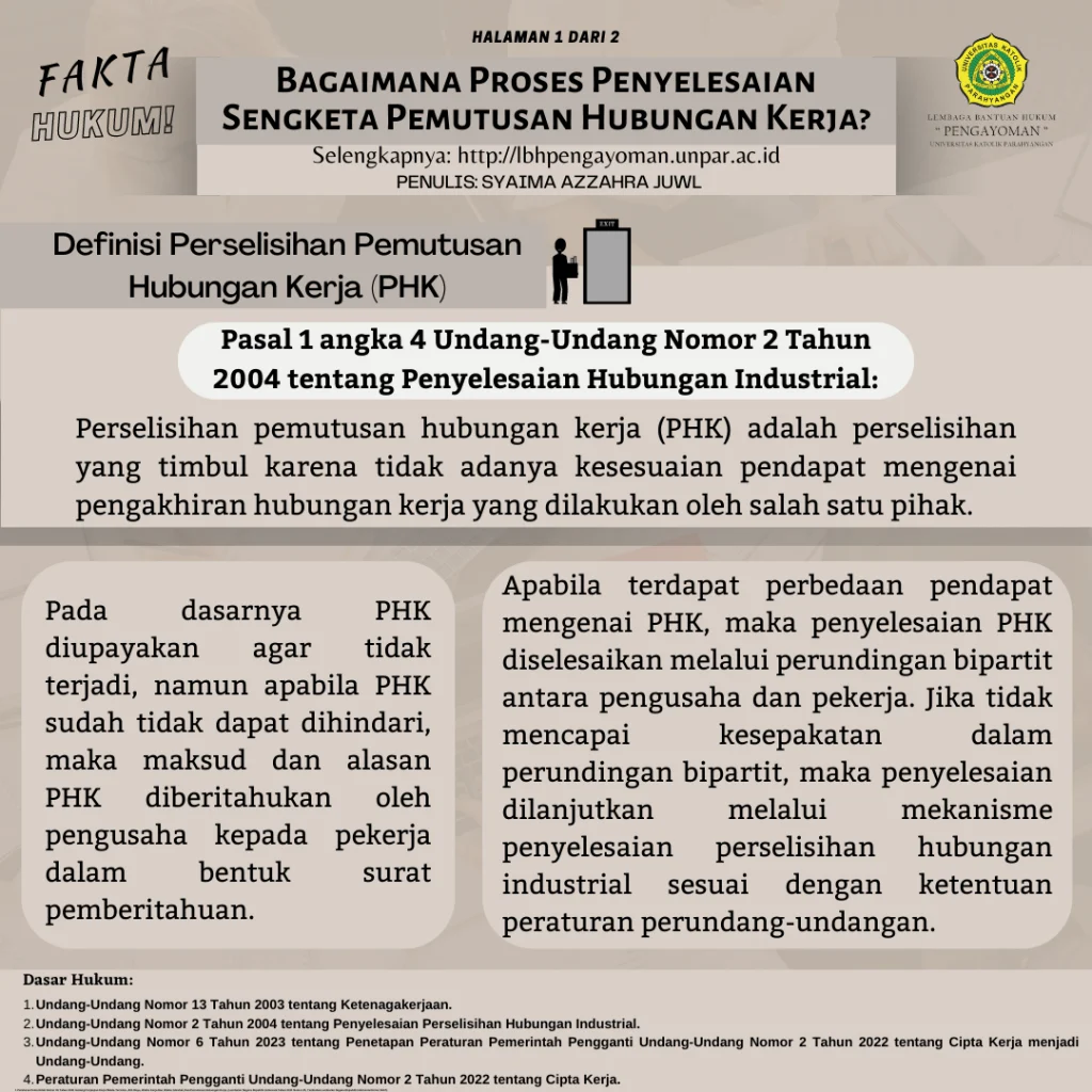 Pemutusan Hubungan Kerja dan Ketidakpastian Ekonomi: Tantangan Baru Bagi Pekerja