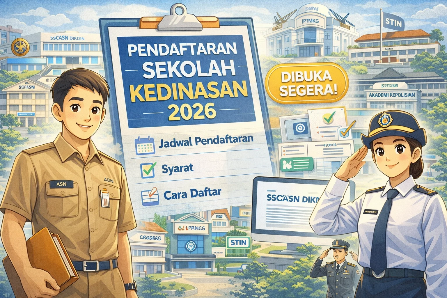 Pendaftaran CPNS dan Sekolah Kedinasan 2026: Syarat, Tahapan, dan Cara Daftar