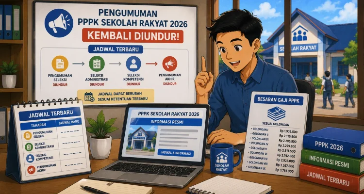 Pengumuman Hasil Seleksi CAT PPPK Sekolah Rakyat 2026 Diundur, Ini Jadwal Terbarunya