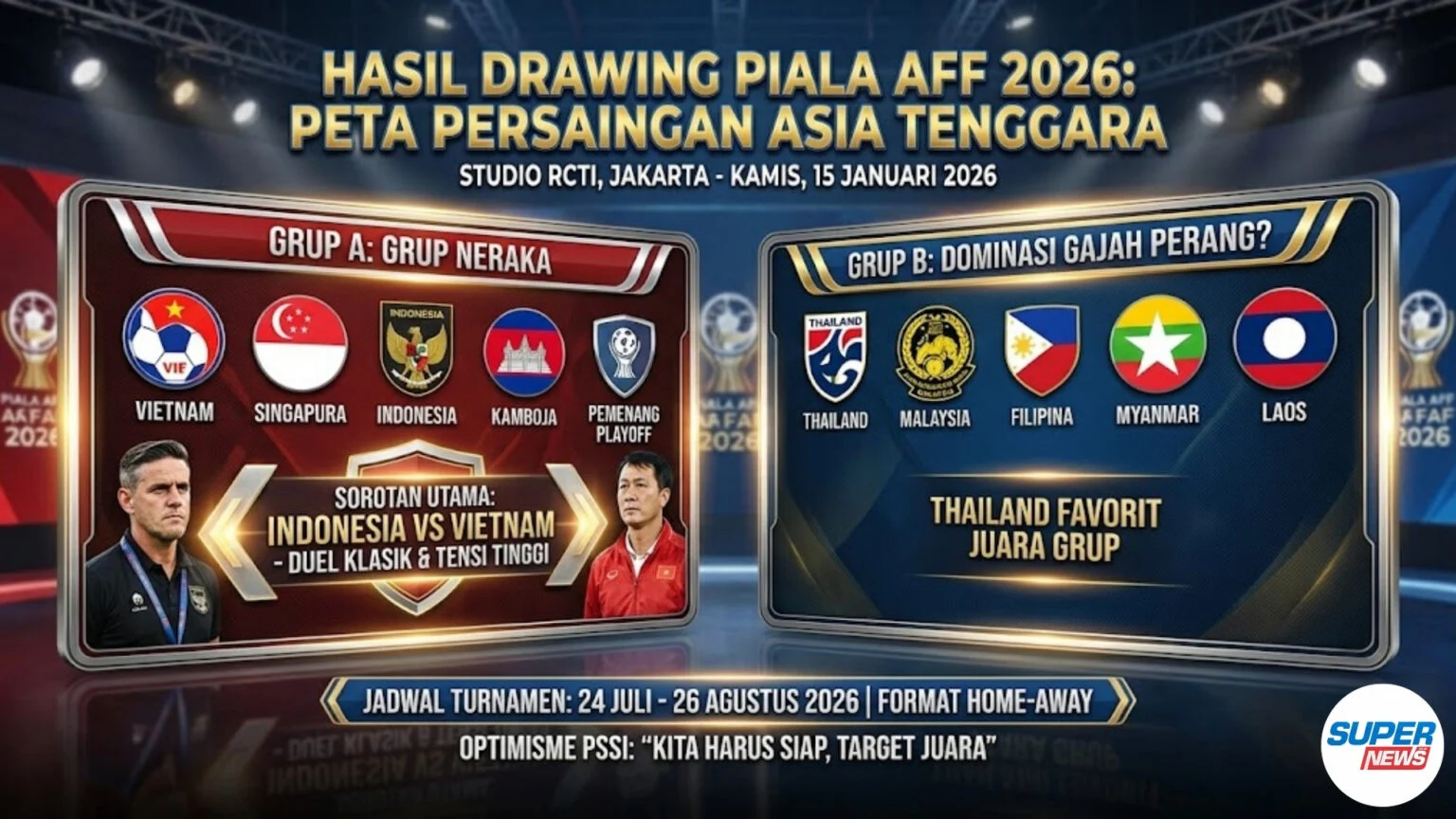 Pertandingan Krusial Indonesia vs Vietnam di Piala AFF 2026: Duel yang Menentukan