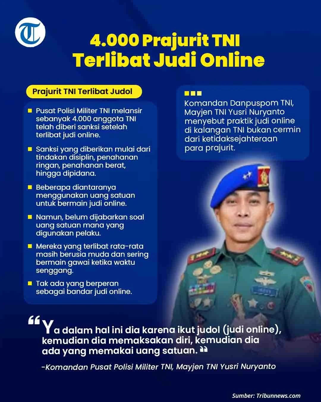 Prajurit TNI Terlibat dalam Berbagai Insiden, dari Penipuan hingga Perkelahian