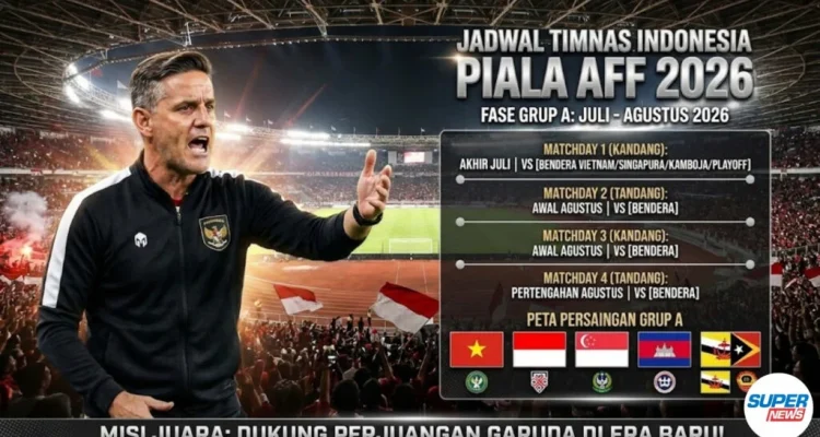 Timnas Indonesia Siap Hadapi Vietnam di Piala AFF 2026: Persaingan Sengit Menuju Semifinal